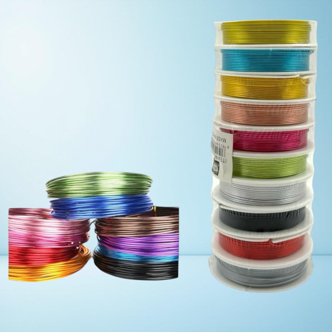 RENKLİ TEL 5 METRE 10'LU PAKET